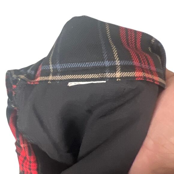 Zara TRF Collection Plaid Pants *Dimensions in Picture* Elastic Waist - Picture 3 of 7